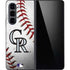 MLB Colorado Rockies Game Ball Galaxy Z Fold5 5G Skin